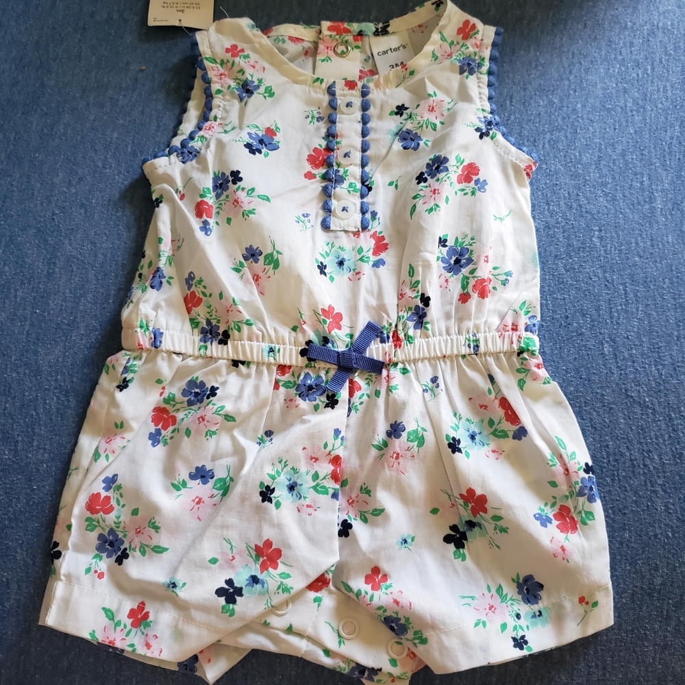Floral Baby Romper